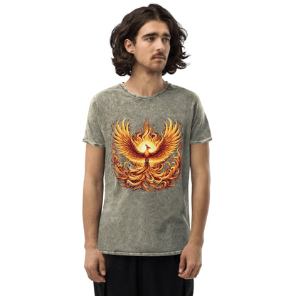 Denim T-Shirt "Phoenix" - Artexio