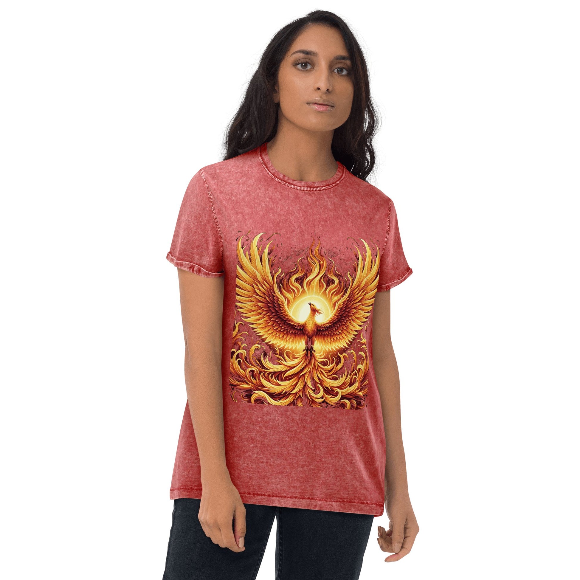 Denim T-Shirt "Phoenix" - Artexio