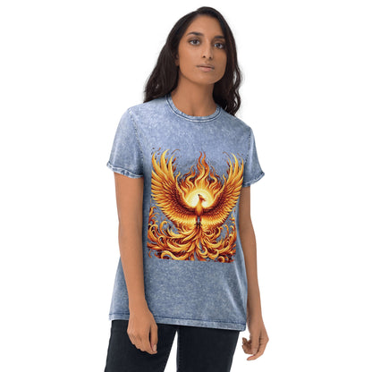 Denim T-Shirt "Phoenix" - Artexio