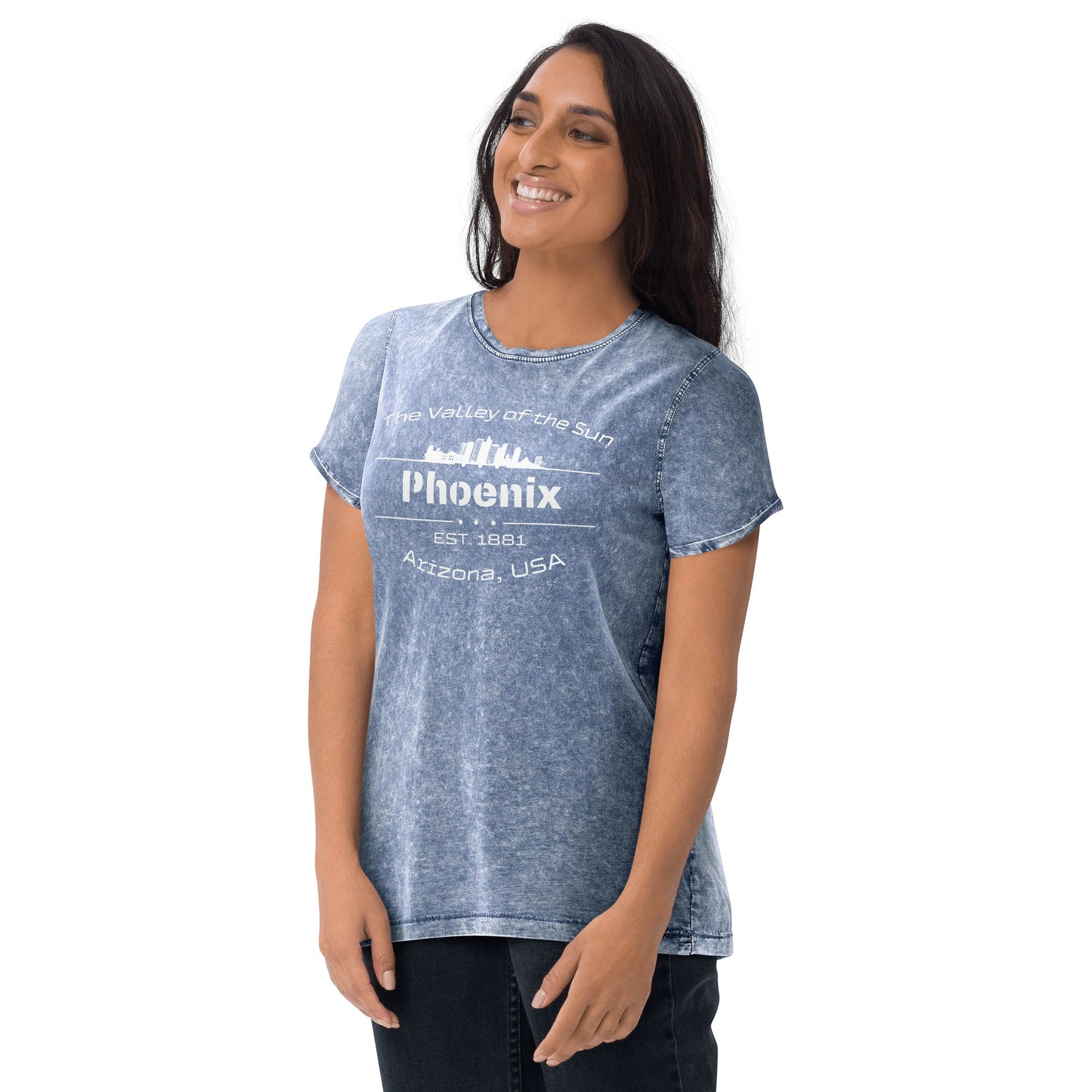 Denim T-Shirt "Phoenix" - Artexio