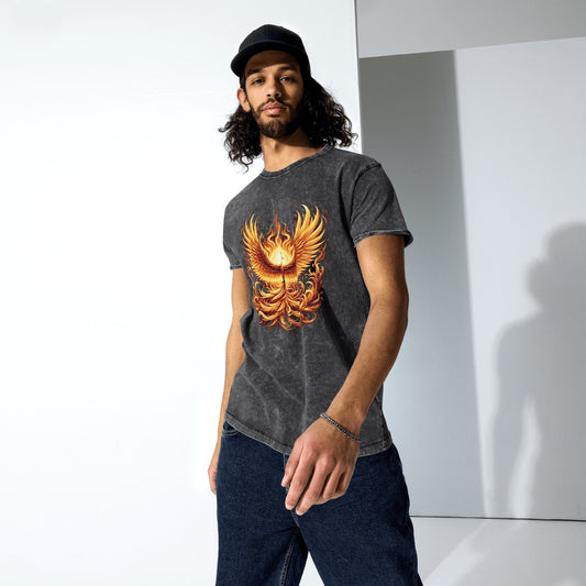 Denim T-Shirt "Phoenix" - Artexio