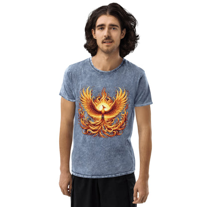 Denim T-Shirt "Phoenix" - Artexio