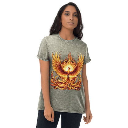 Denim T-Shirt "Phoenix" - Artexio