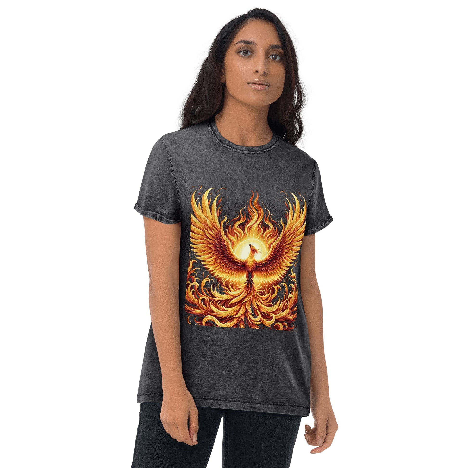 Denim T-Shirt "Phoenix" - Artexio