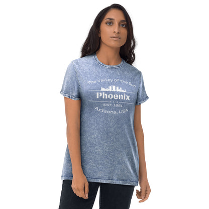 Denim T-Shirt "Phoenix" - Artexio