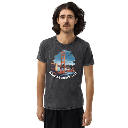 Denim T-Shirt "San Francisco" - Artexio