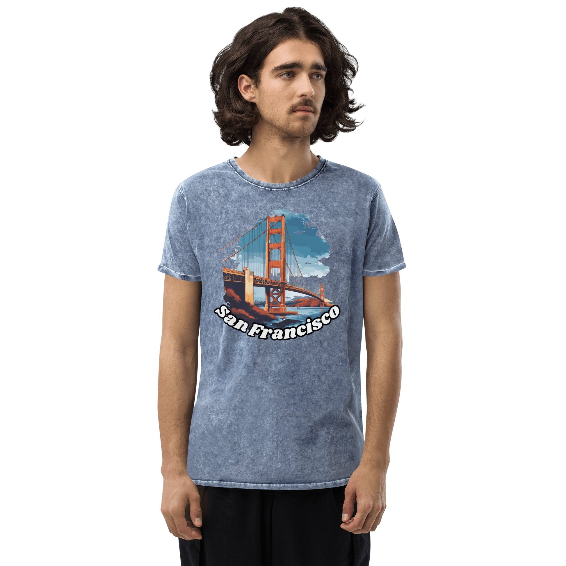 Denim T-Shirt "San Francisco" - Artexio