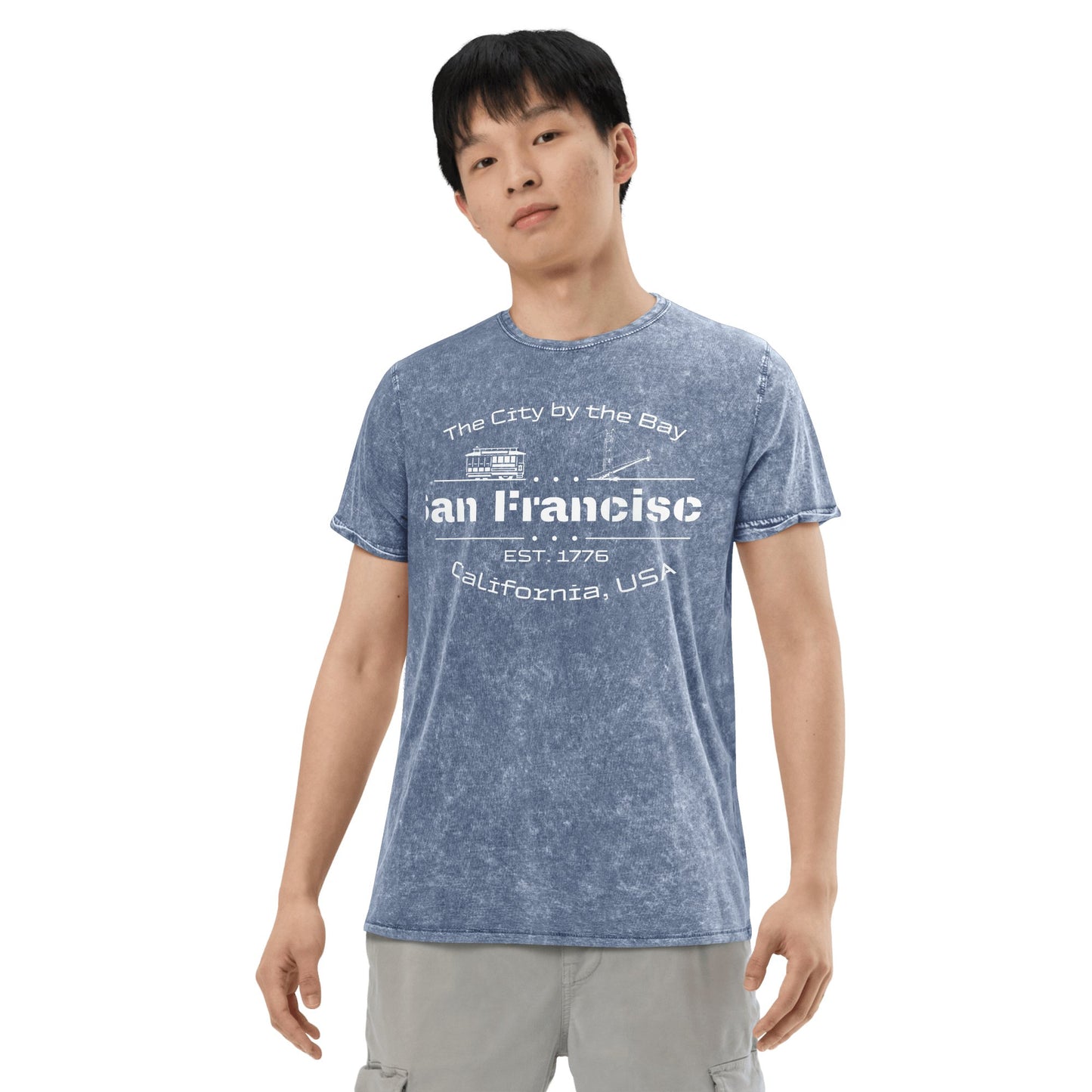 Denim T-Shirt "San Francisco" - Artexio