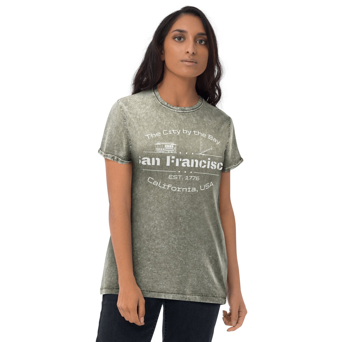 Denim T-Shirt "San Francisco" - Artexio