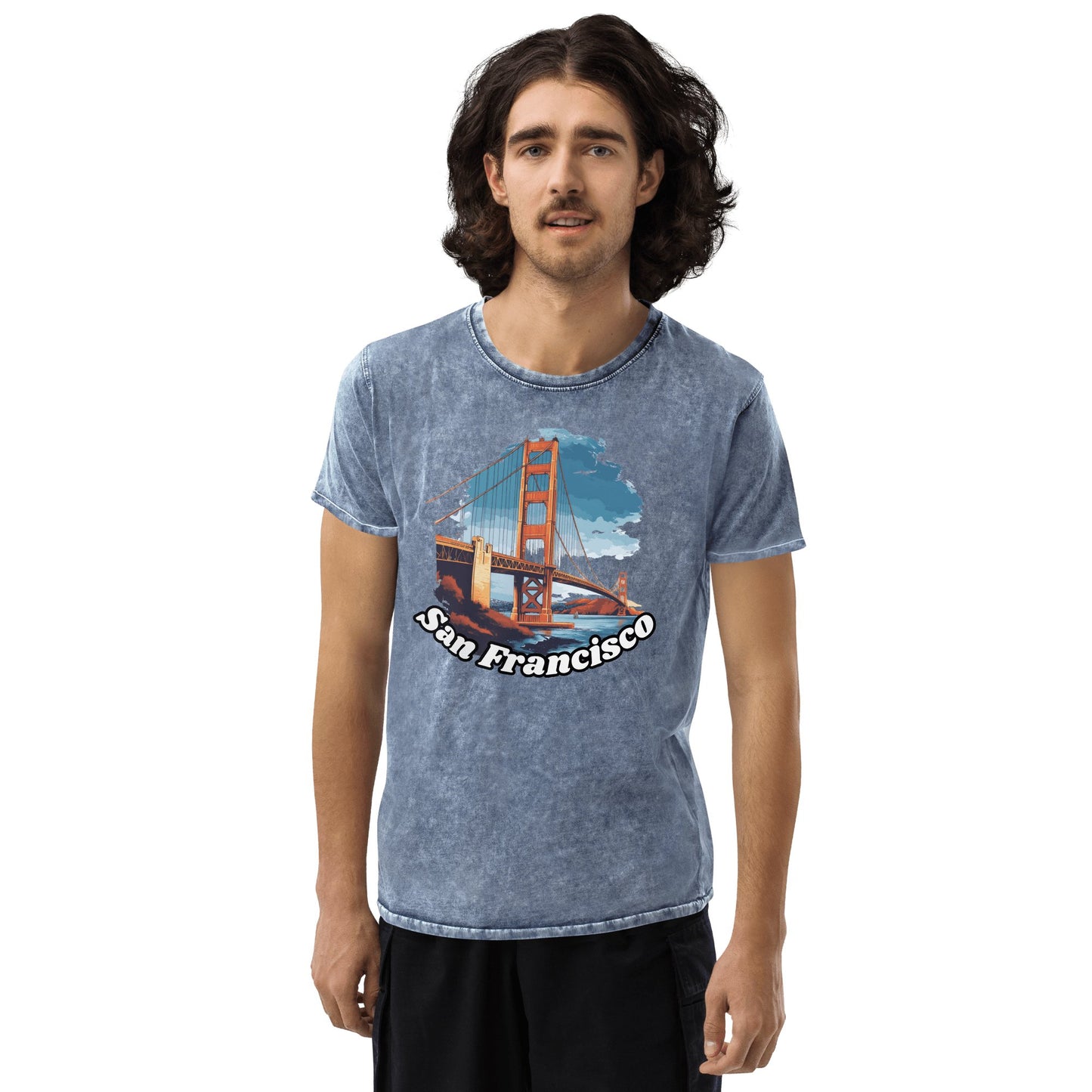 Denim T-Shirt "San Francisco" - Artexio