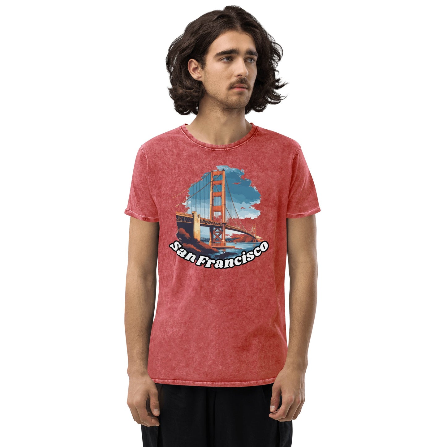 Denim T-Shirt "San Francisco" - Artexio