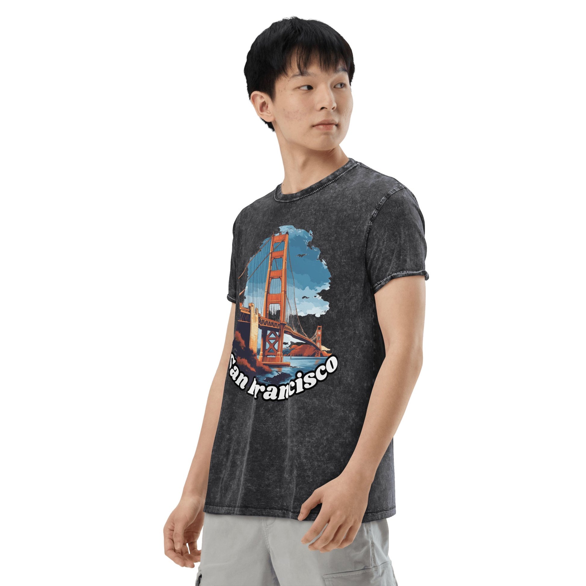 Denim T-Shirt "San Francisco" - Artexio