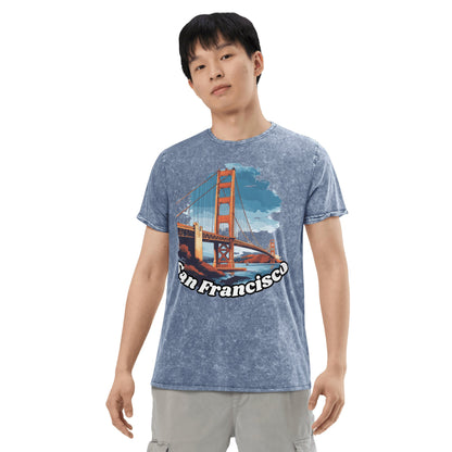 Denim T-Shirt "San Francisco" - Artexio