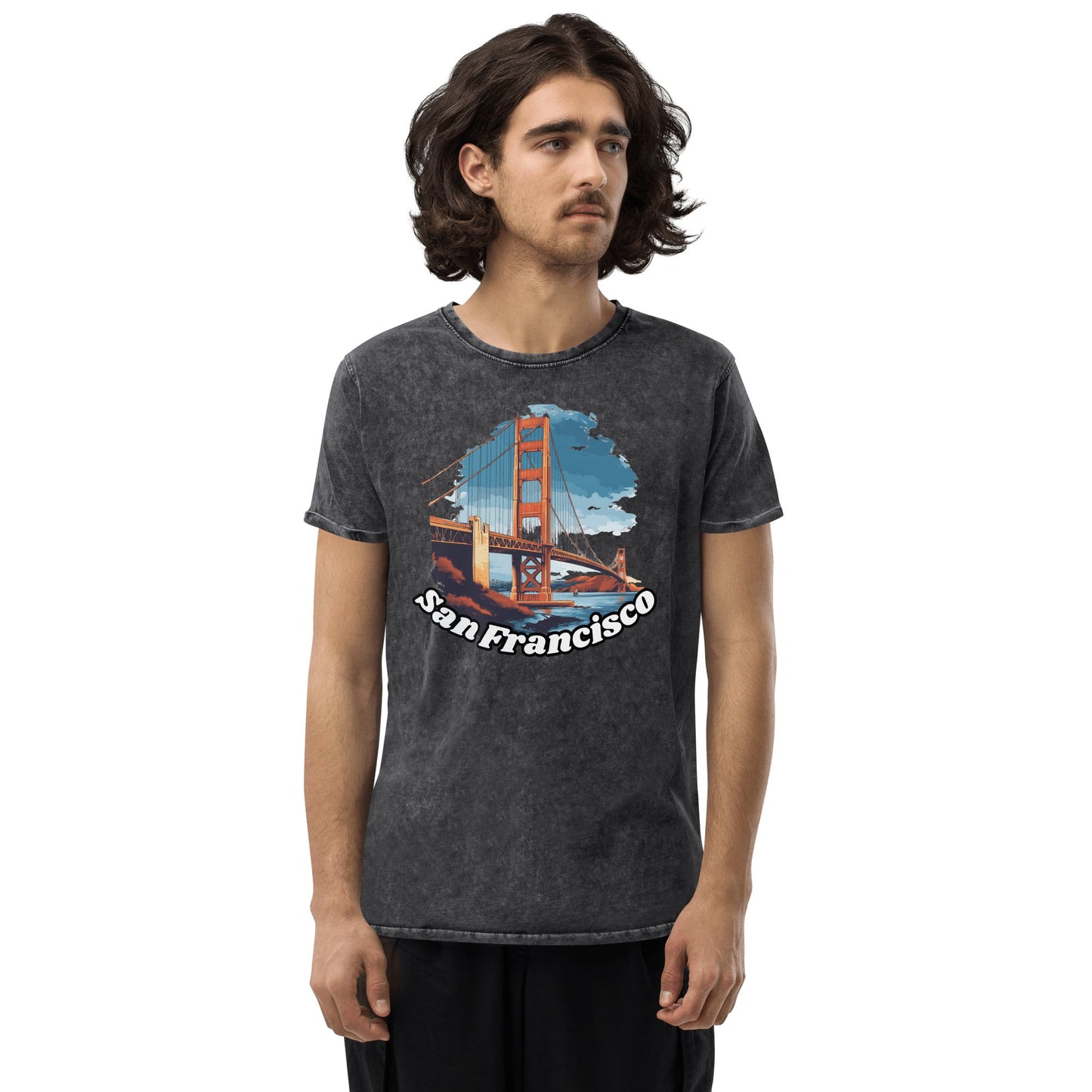 Denim T-Shirt "San Francisco" - Artexio