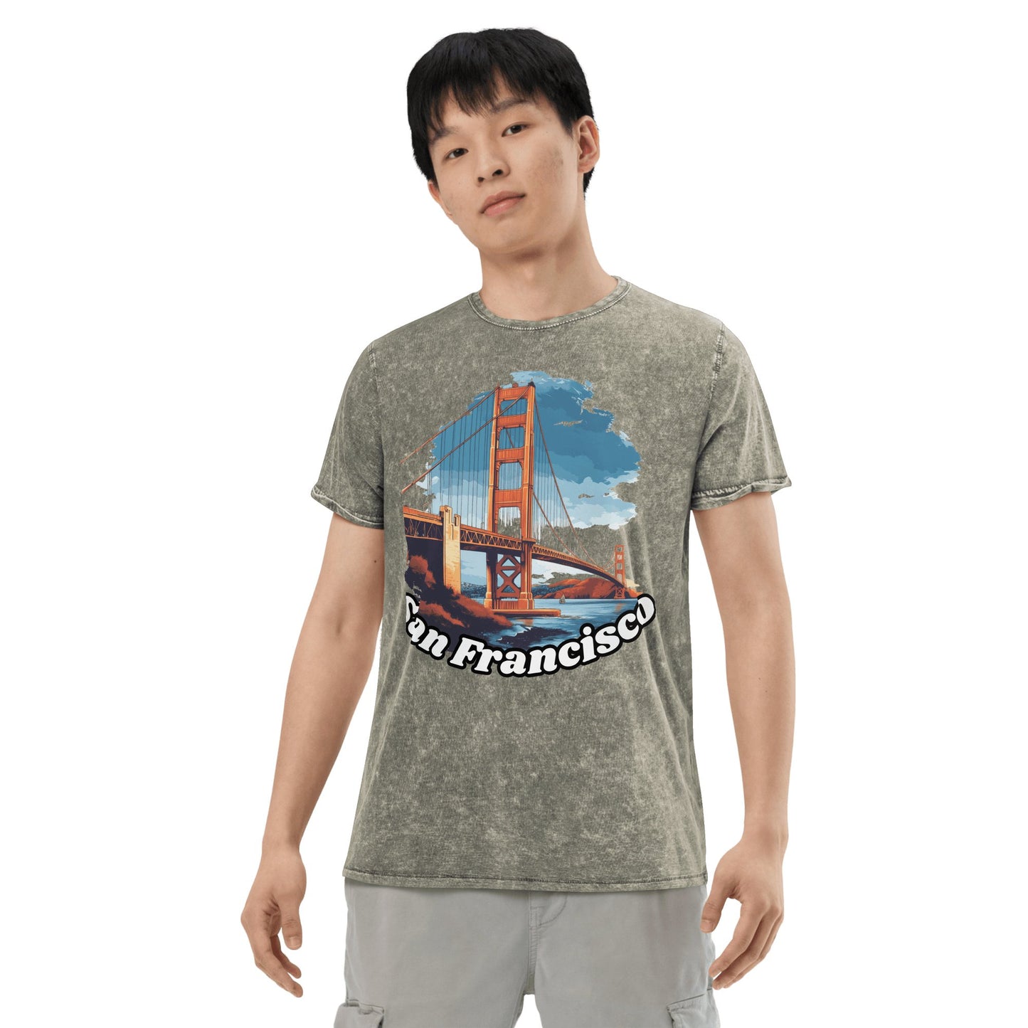 Denim T-Shirt "San Francisco" - Artexio