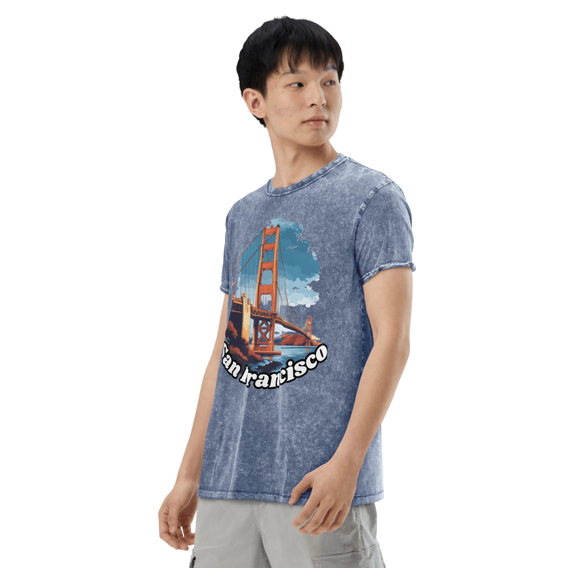 Denim T-Shirt "San Francisco" - Artexio