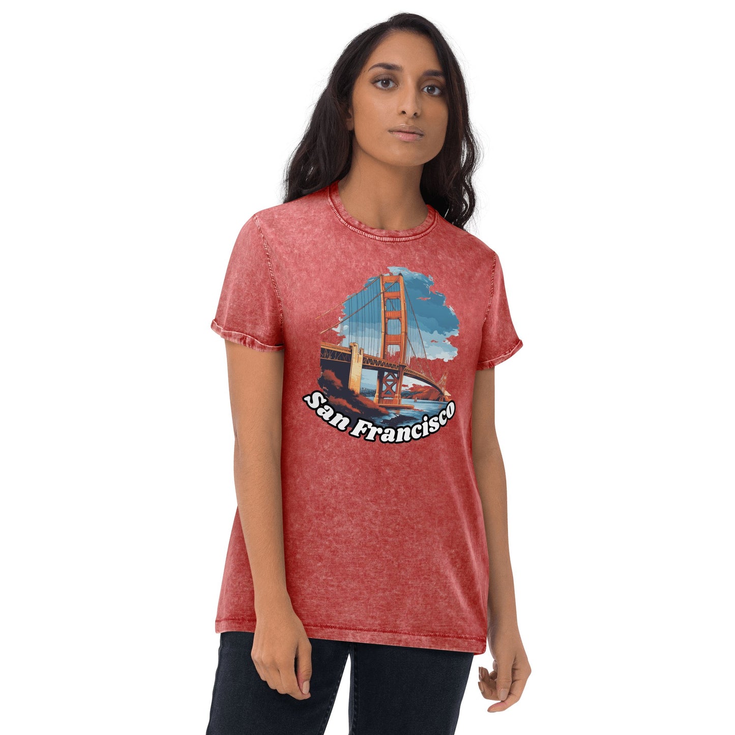 Denim T-Shirt "San Francisco" - Artexio