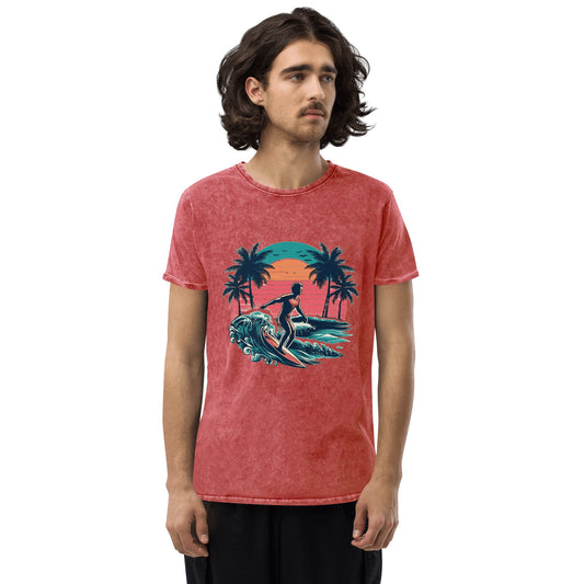 Denim T-Shirt "Surfing" - Artexio