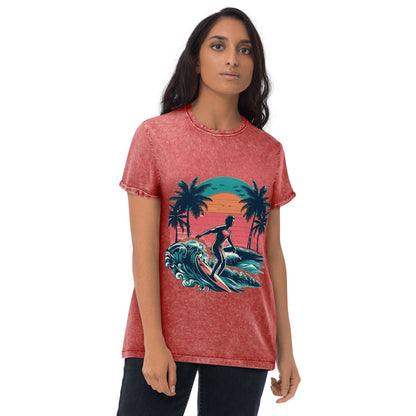 Denim T-Shirt "Surfing" - Artexio