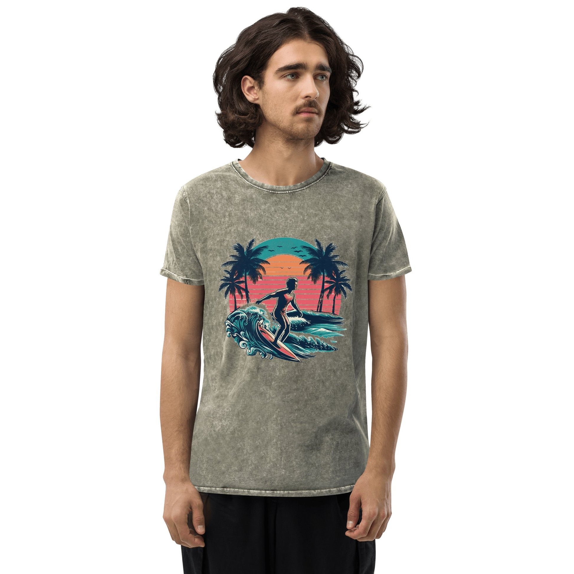 Denim T-Shirt "Surfing" - Artexio