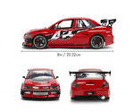 Jadatoys Mitsubishi Lancer Evolution IX 2006 - Fast & Furious 1:24 Model