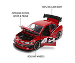 Jadatoys Mitsubishi Lancer Evolution IX 2006 - Fast & Furious 1:24 Model