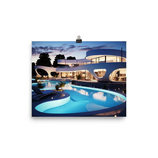 Fotopapier Poster "Elegance in Architecture" - Artexio