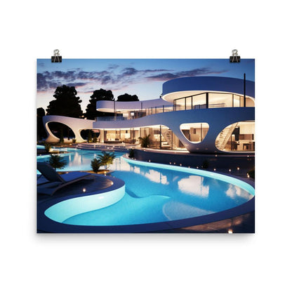 Fotopapier Poster "Elegance in Architecture" - Artexio