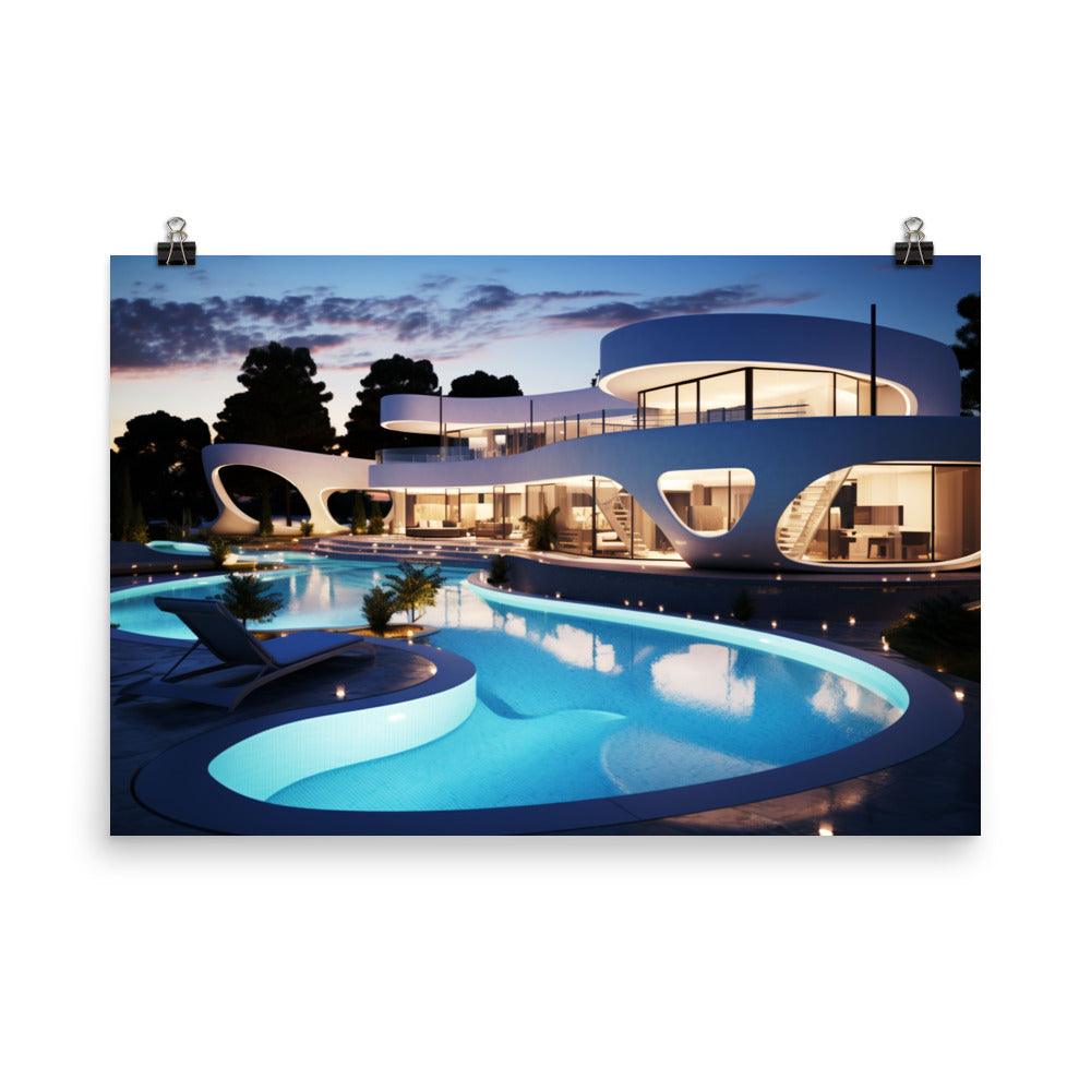 Fotopapier Poster "Elegance in Architecture" - Artexio