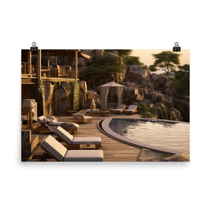 Fotopapier Poster "Luxurious Abodes" - Artexio