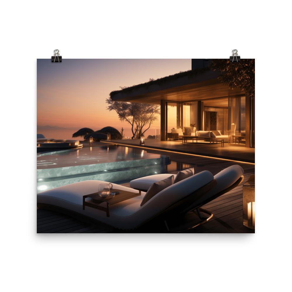 Fotopapier Poster "Majestic Residences" - Artexio