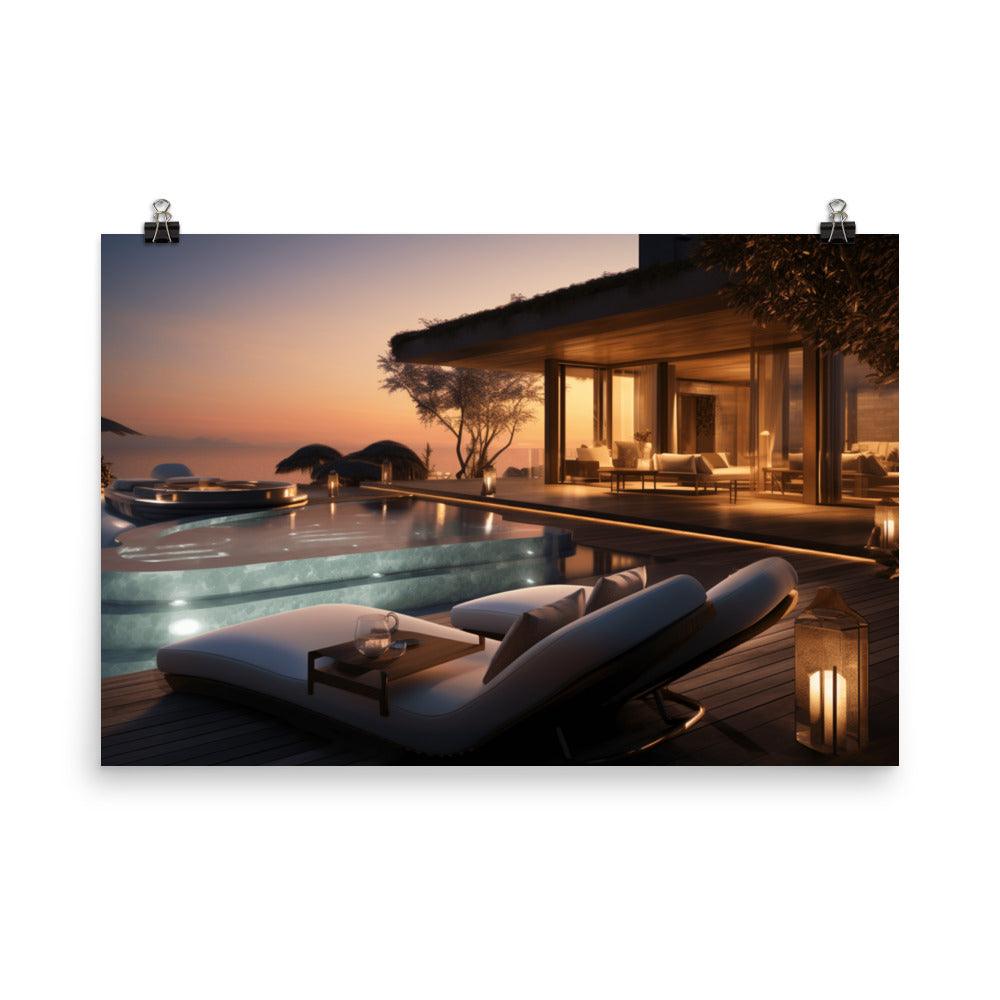 Fotopapier Poster "Majestic Residences" - Artexio