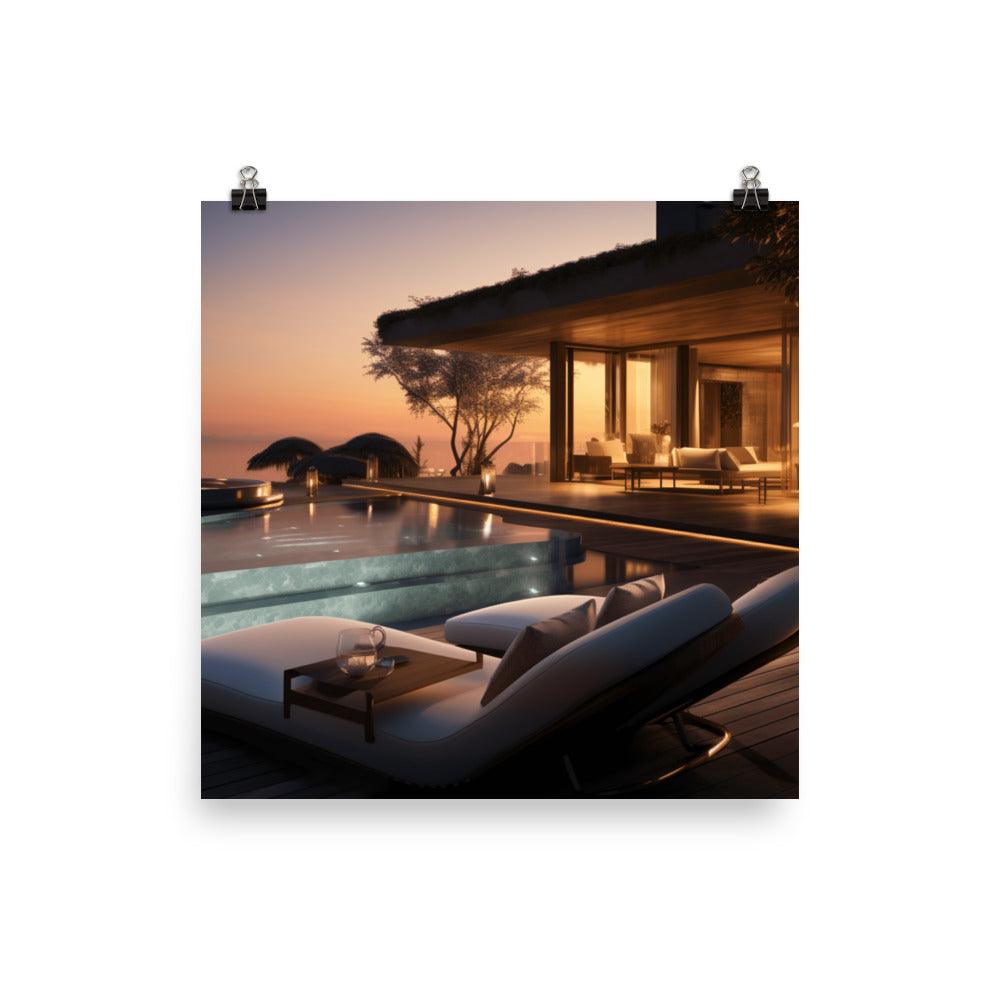 Fotopapier Poster "Majestic Residences" - Artexio