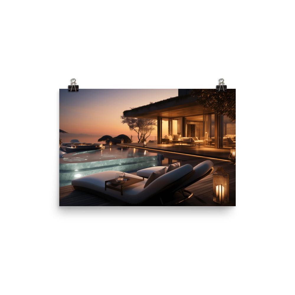 Fotopapier Poster "Majestic Residences" - Artexio