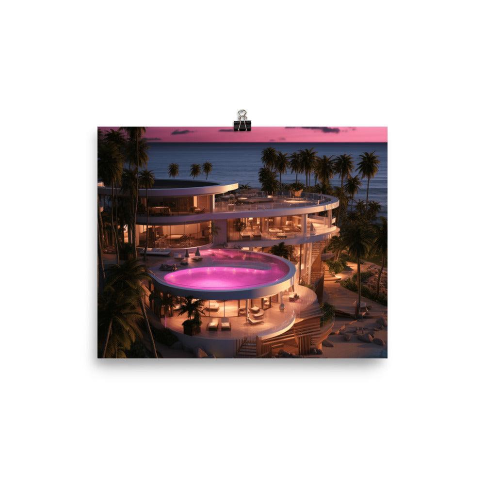 Fotopapier Poster "Mansions of Distinction" - Artexio