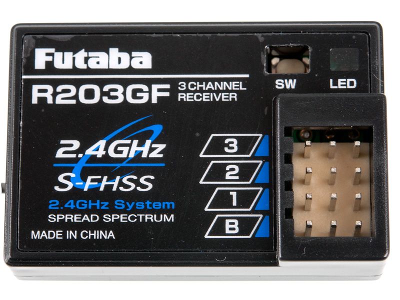Futaba 3PRKA Sender FHSS 3-Kanal  Combo (2.4GHz / R203GF)_Artexio