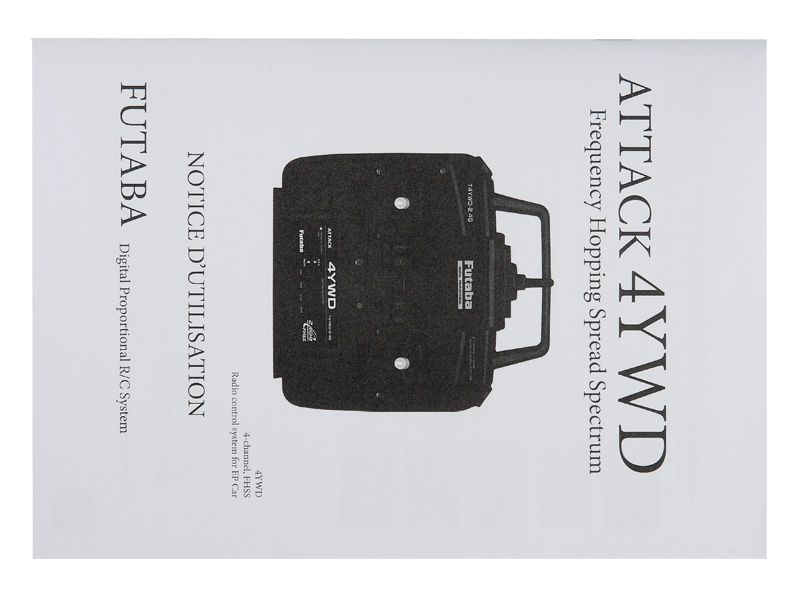 Futaba Attack T4YWD Sender 4-Kanal  Combo (2.4 GHz + FHSSR214FGE)_Artexio