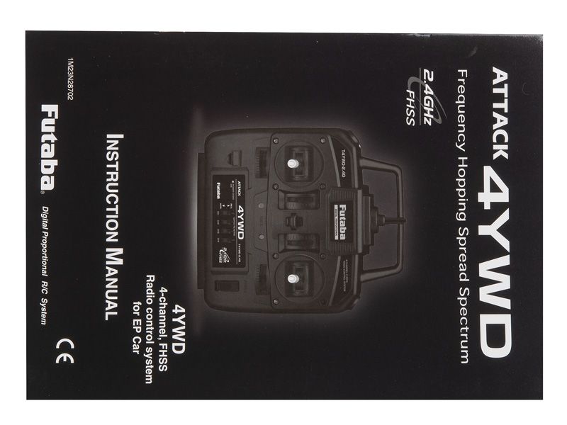 Futaba Attack T4YWD Sender 4-Kanal  Combo (2.4 GHz + FHSSR214FGE)_Artexio