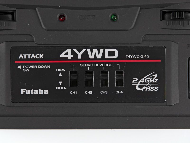 Futaba Attack T4YWD Sender 4-Kanal  Combo (2.4 GHz + FHSSR214FGE)_Artexio