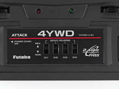Futaba Attack T4YWD Sender 4-Kanal  Combo (2.4 GHz + FHSSR214FGE)_Artexio