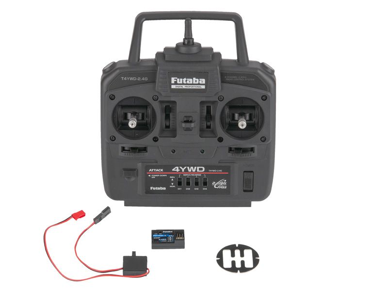 Futaba Attack T4YWD Sender 4-Kanal  Combo (2.4 GHz + FHSSR214FGE)_Artexio