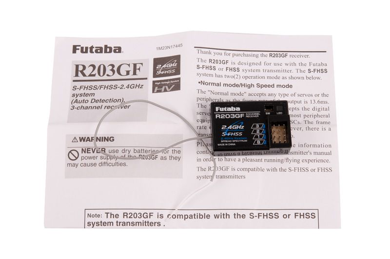 Futaba R203GF Empfänger 2,4 GHz FH/S