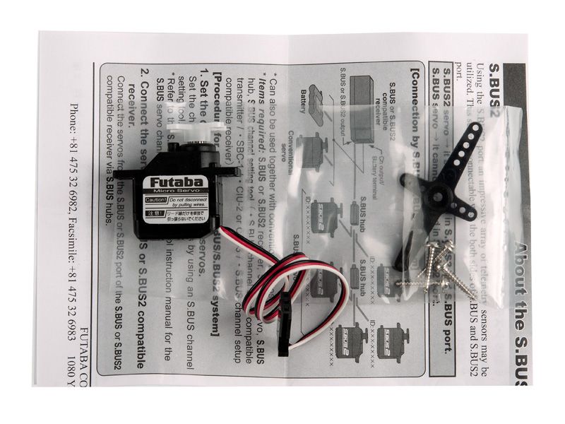 Futaba S3776SB Micro Servo 0.11s/2.4kg
