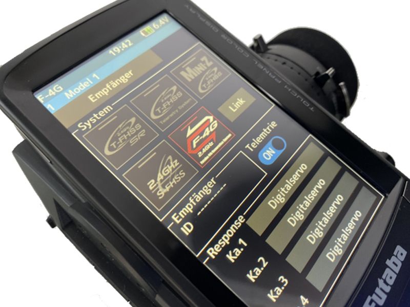 Futaba T10PX RC Sender + Empfänger  Combo (2.4GHz /F - 4G/SR/T - FHSSR404SBS)