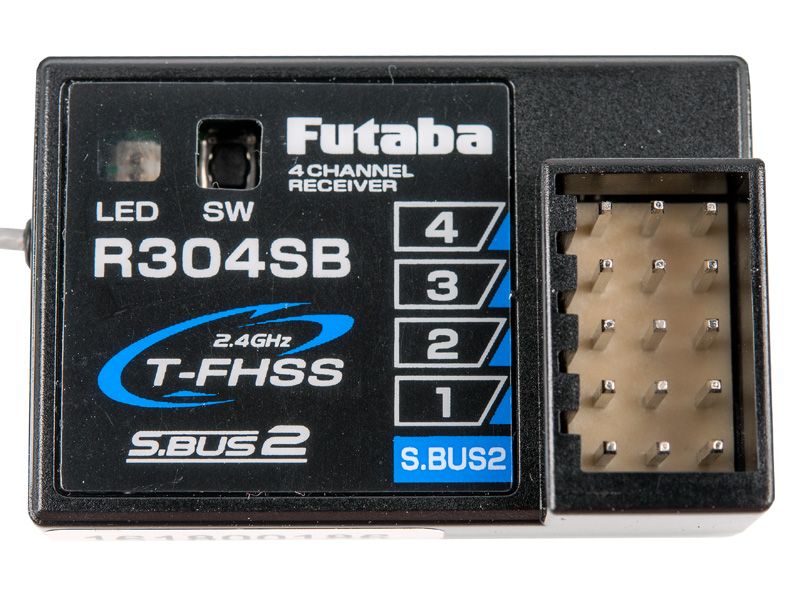 Futaba T4GRS Sender 4-Kanal  Combo (2.4GHz / R304SB) RC Sender + Empfänger_Artexio