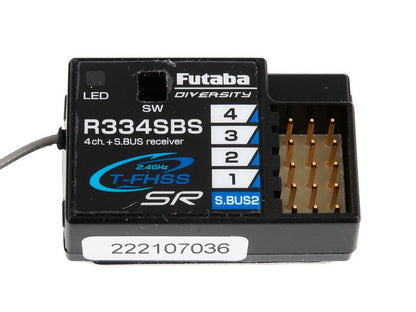Futaba T4PM Plus Sender 4-Kanal Combo  2.4GHz + T - FHSS + R334SBS_Artexio