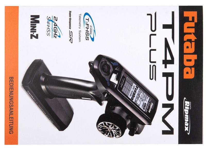 Futaba T4PM Plus Sender 4-Kanal Combo  2.4GHz + T - FHSS + R334SBS_Artexio