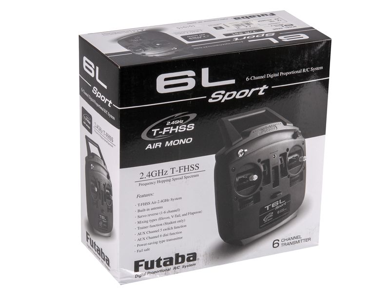 Futaba T6L Sport 6-Kanal  Combo (2.4GHz / R3106GF) 2.4GHz RC Sender + Empfänger_Artexio