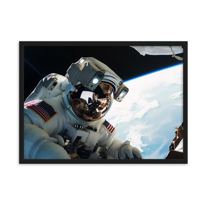 Gerahmtes Poster auf mattem Papier "Astronaut" - Artexio