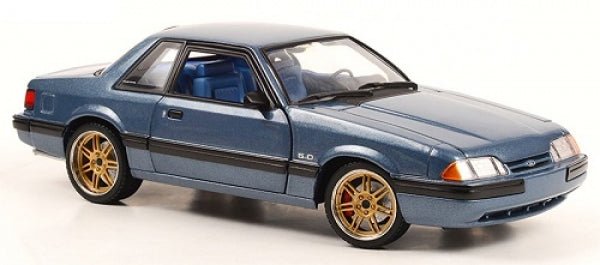 GMP/ACME Ford Mustang 5.0 LX Detroit Speed, Inc. 1989 - Medium Shadow Blue with Custom 7-Spoke Wheels 1:18 Modell